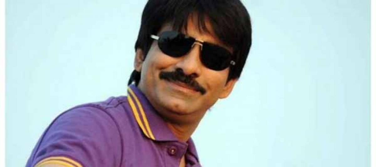 Ravi Teja plays a lecturer in Yevado Okadu